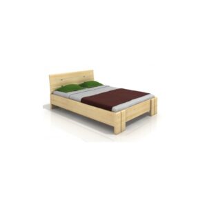 Dřevěná postel s vysokým čelem Ulrik