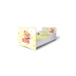 Dětská postel se žlutým medvídkem