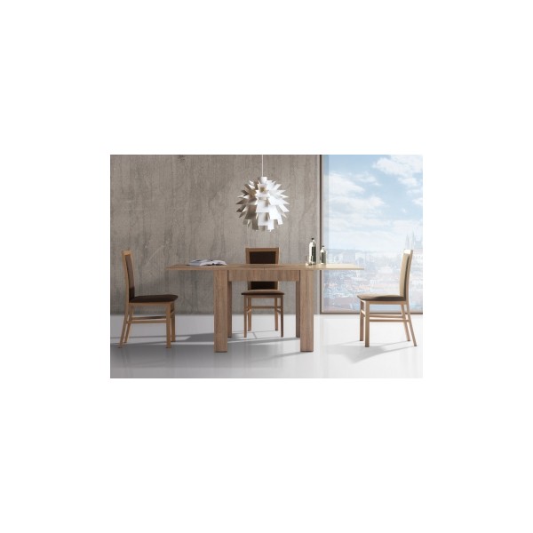 Rozkládací jídelní stůl a 3 židle - sestava Gladis 1