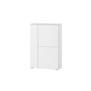 Závěsná skříňka Lofera 1 - bílá / bílý lesk