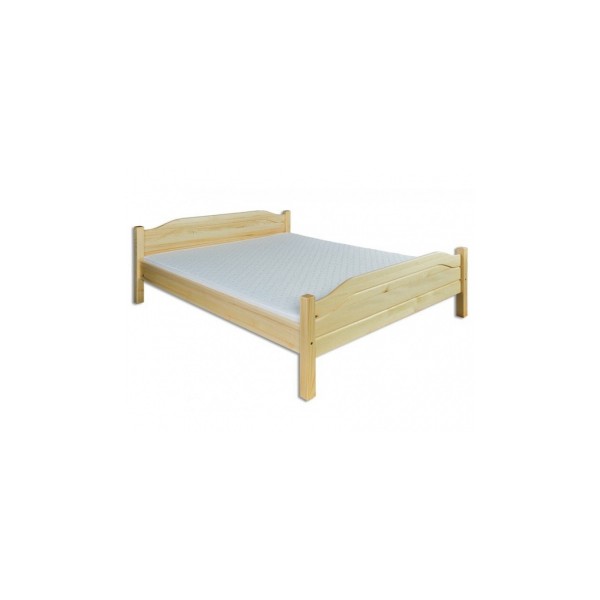 Manželská postel Azura z masivu borovice