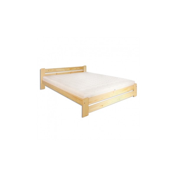 Manželská postel Delmar z masivu borovice