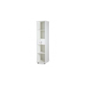 Vysoký bílý dětský regál Simi 2