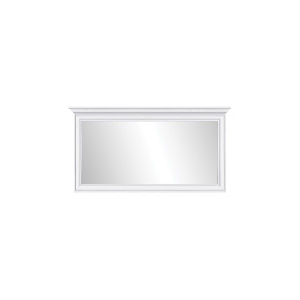 Zrcadlo Lettore v bílém rámu