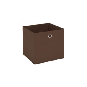 Látkový úložný box Heli 4 - hnědý