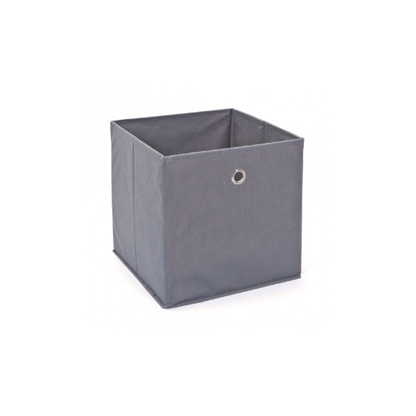 Látkový úložný box Heli 10 - šedý