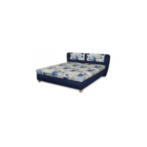Čalouněná postel Bára- modrá