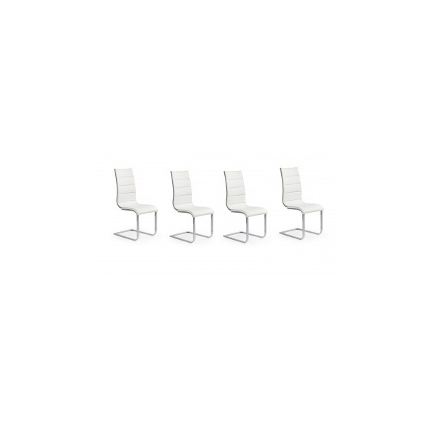 Čalouněná jídelní židle Madalen 2 - bílá