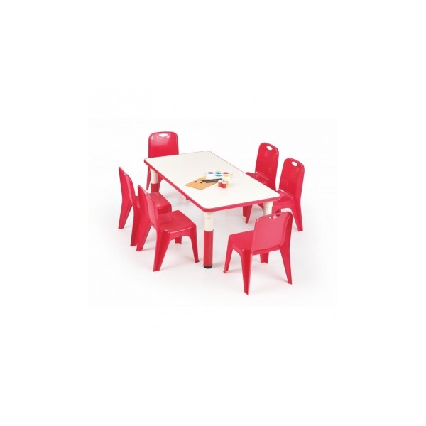 Dětský stůl Marty - červený