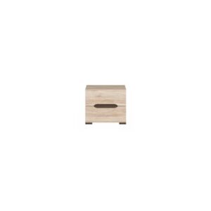 Výprodej - Noční stolek Puebla - dub san remo světlý / dub wenge hnědý