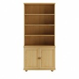 Výprodej - Elegantní dřevěná knihovna Tita s úložným prostorem