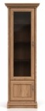 Výprodej - Úzká prosklená vitrína Lord 7 - dub amsterdam, levá