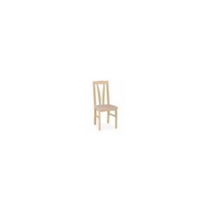 Výprodej - Buková jídelní židle Balbina - moření buk, čalounění izolda šedá