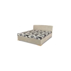 Výprodej - Čalouněná manželská postel Violetta - 180x210 cm, čalounění 8a/bílá